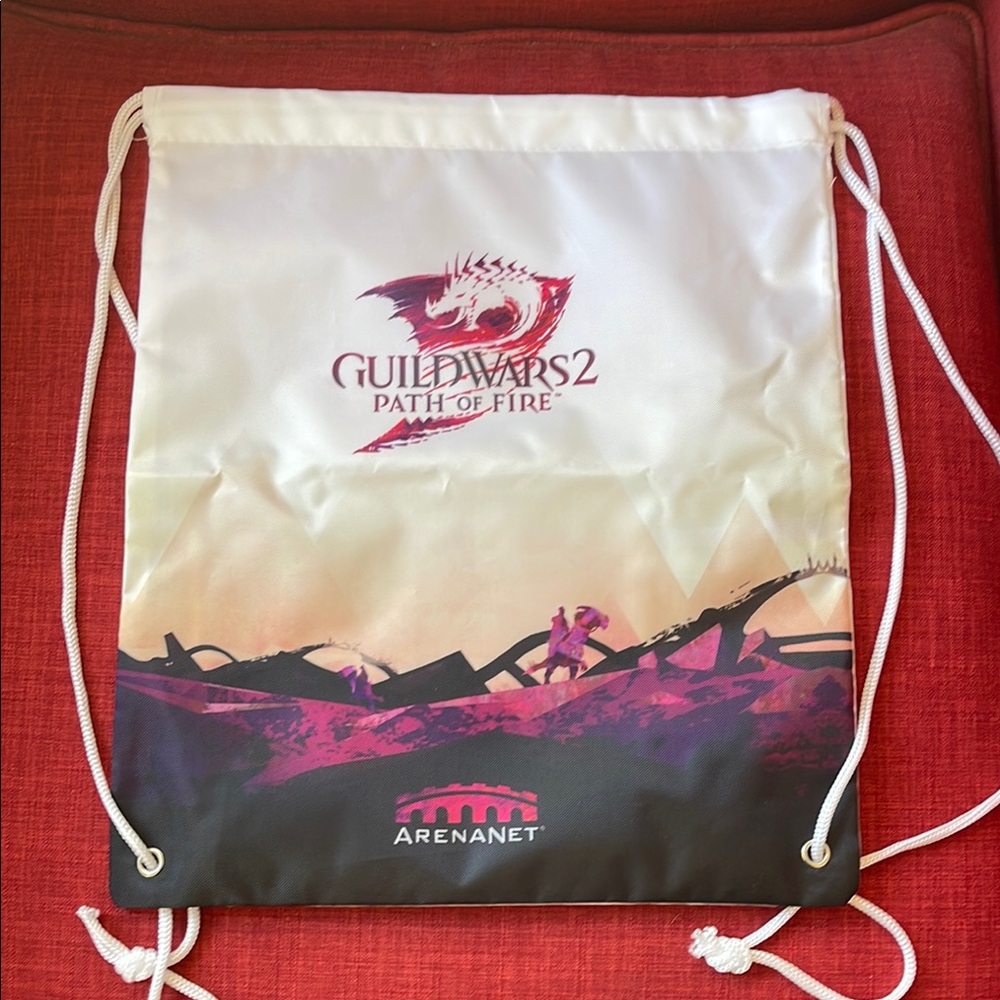 Guild Wars 2 Path of Fire Drawstring Bag